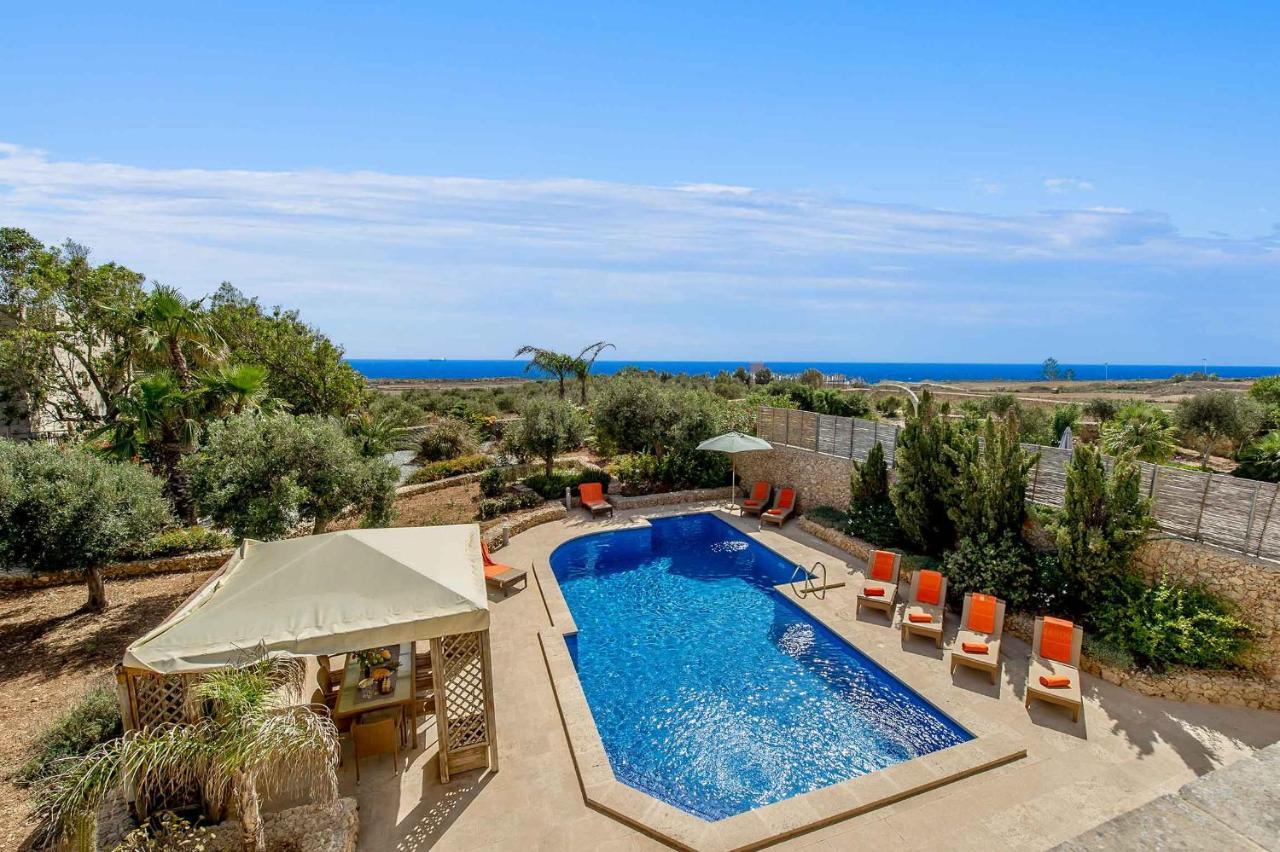 The Almonds Luxury Villa San Lawrenz Exterior foto